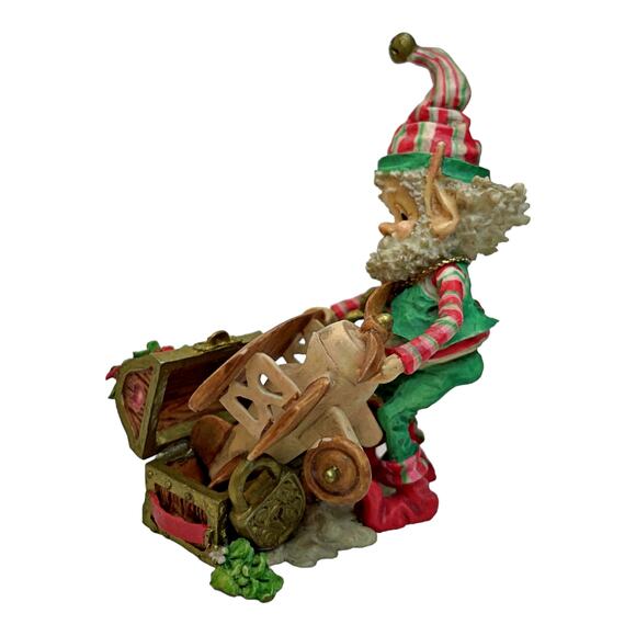 Enesco The North Pole Village Mayor Mistletoe Elf 1994 Sandra Zimnicki 861995 - Picture 3 of 5